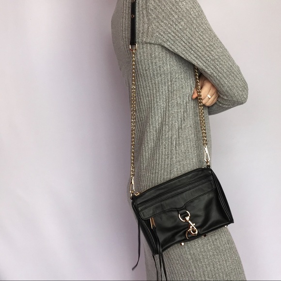 Rebecca Minkoff mini mac leather crossbody bag - Picture 9 of 9